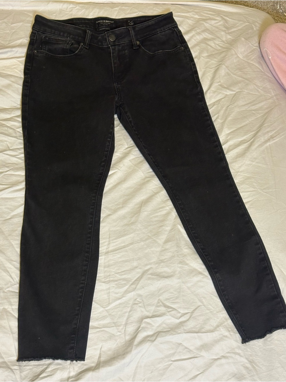 Lucky Brand black ankle jeans, size 8 / 29. - Picture 2 of 6